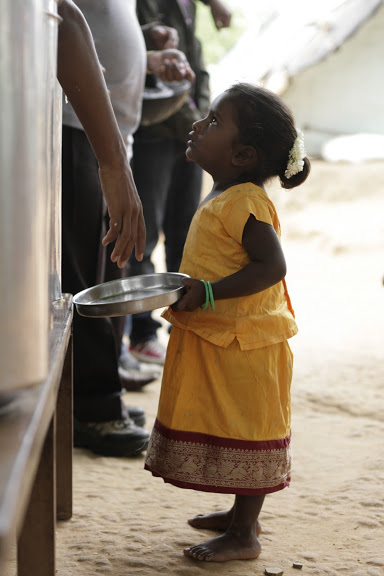 FEEDS 80 CHILDREN A DAY LUNCH